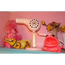 Secador de cabelo vintage rosa metal Manning Bowman e suporte década de 1950 mcm banheiro retrô comprar usado  Enviando para Brazil