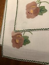 Vintage Maderia Style Applique Napkins Set of 6 for sale  Shipping to South Africa