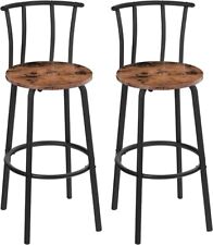 Bar Stools with Curved Back Rests Set of 2 Size 101 x 40 cm HOOBRO EBF04BY01G1 for sale  Shipping to South Africa