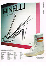 PUBLICITE ADVERTISING  1980    MINELLI  chaussures après ski par Eric d'occasion  Le Luc