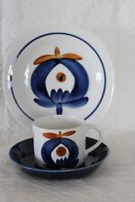 Vintage Rorstrand Polka Plate Coffee Cup & Saucer Trio - VGC, used for sale  Shipping to South Africa