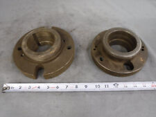LOT 2x - Metal lathe Chuck Back Face Plate 4.5" x 6 TPI - Size L0 for sale  Shipping to South Africa