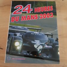 Heures mans 2003 d'occasion  Saumur