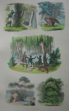 Gravure forêt chasse d'occasion  Brumath
