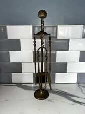 Vintage brass fireside for sale  WIGAN