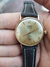 relógio masculino vintage Technos Select cal 1130 17 joias folheado a ouro orologio uhren, usado comprar usado  Enviando para Brazil