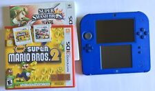 Used, Nintendo 2DS console with games: Super Mario Bros 2, Super Smash Bros. NTSC-U for sale  Shipping to South Africa