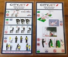 Safety card cityjet d'occasion  Expédié en Belgium