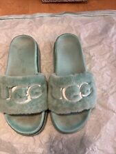 Uggs Women’s 8.5 Mint Green Slides for sale  Shipping to South Africa