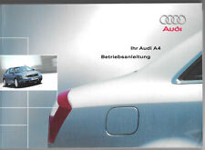 Audi bedienungsanleitung 2001 gebraucht kaufen  Padenstedt
