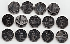 Fifty pence coins for sale  Shipping to Ireland