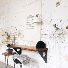 Industrial Rustic Wall-Mounted Table Workbench Study Table Wall-Mounted for sale  Shipping to South Africa