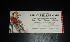 Greenwood company washington for sale  Sheboygan