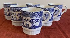willow pattern mugs for sale  BRIDGWATER