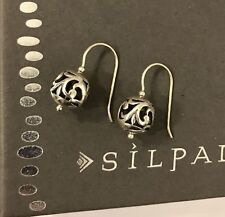 Silpada Sterling Silver Simple Delight Filigree Ball Bead Drop Earrings W0718  for sale  Ft Mitchell