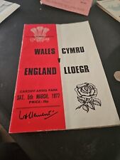 Signed 1977 england for sale  NEATH