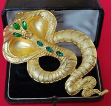 Huge goldtone cobra for sale  ALTRINCHAM