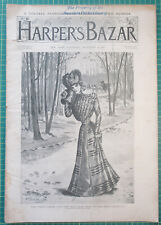 Usado, Original vintage 04 de dezembro de 1897, revista de moda Harper’s Bazar comprar usado  Enviando para Brazil