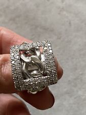 Silver chain ring usato  Torino