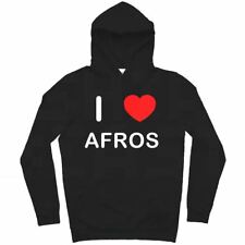 Love afros felpa usato  Spedire a Italy