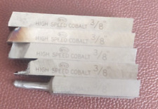 Lot of 5 pieces BESLY 3/8" High Speed Steel COBALT HSS Blank USA for sale  Shipping to South Africa