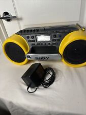 Used, Sony ESP Sports CFD-980 Water Resistant CD Radio Cassette Boombox Fully Tested for sale  Shipping to South Africa