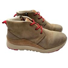 Ugg Kids Canoe III Weather boots, boy’s size 4 Chestnut Red Laces for sale  Shipping to South Africa