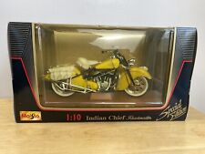 Maisto 1:10 Indian Chief Roadmaster Die Cast Motorcycle Special In Box for sale  Shipping to South Africa