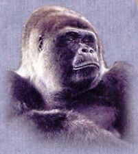 Silverback Gorilla NEW t-shirt adult The Mountain vintage leather label tee for sale  Shipping to South Africa