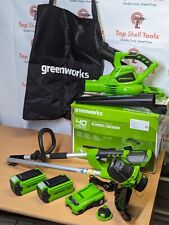 Greenworks gd40bvk2x g40lt for sale  LEICESTER