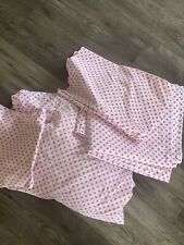 Conjunto completo de lençóis Pottery Barn Kids rosa bolinha ponto A comprar usado  Enviando para Brazil