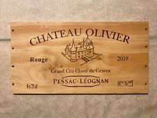 1 Painel de Madeira Vinho Raro Chateau Olivier França Vintage CAIXA LATERAL 4/24 a1042 comprar usado  Enviando para Brazil