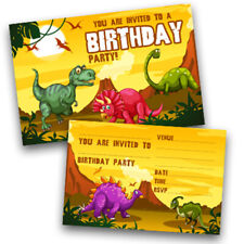 Dinosaur invitations birthday for sale  WIDNES