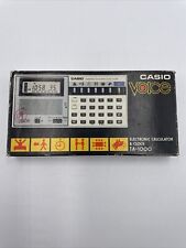 Usado, Calculadora e caixa de relógio Casio Voice TA-1000 1983  comprar usado  Enviando para Brazil