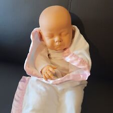 Vintage 1984 Berjusa 20” Sleeping Newborn Vinyl & Cloth Baby Doll w. clothes for sale  Shipping to South Africa