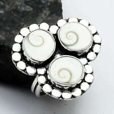 Shiva Eye Gemstone Ethnic Handmade Wedding Gift Ring Jewelry US Size-8 AR 33531 for sale  Shipping to South Africa