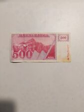 Slovenia banconota 500 usato  Prato