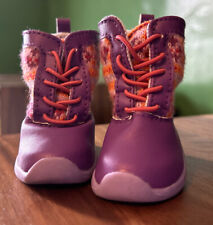 Lote de botas de invierno American Girl Fair Isle de invierno cálido púrpura, usado segunda mano  Embacar hacia Argentina