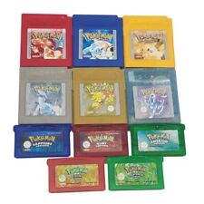 Pokemon vermelho, azul, amarelo, prata, ouro, cristal, rubi, safira, esmeralda mais! comprar usado  Enviando para Brazil