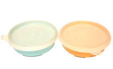 Usado, Conjunto de tigelas Tupperware Little Wonders recipientes de 2 a 6 oz #1286 azul laranja comprar usado  Enviando para Brazil