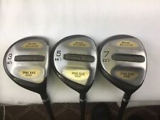 Golden Bear Brass Balanced Golf Fairway Wood Set 3 5 7 Combo for sale  Shipping to South Africa