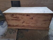 victorian pine blanket box for sale  LONDON