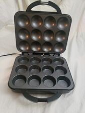 Fabricante de cupcake preto 12 peças indicador de luz antiaderente com copos sem trava de segurança, usado comprar usado  Enviando para Brazil