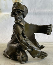 Botella de Vino de Metal Pirata Decorativa NUEVO Soporte Esqueleto Escultura de Calavera, usado segunda mano  Embacar hacia Argentina