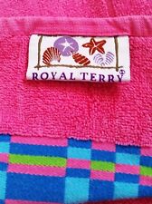 Usado, Toalha de praia vintage Royal Terry 100% algodão rosa macia 63 x 34 comprar usado  Enviando para Brazil