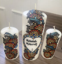 Mehndi candles three for sale  BRADFORD