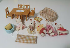 SYLVANIANS CALICO CRITTERS RABBITS AND FURNITURE for sale  Shipping to South Africa