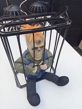 Halloween cage skeleton for sale  RUSHDEN