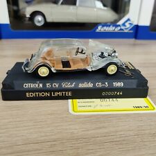Solido citroen traction d'occasion  Gagny