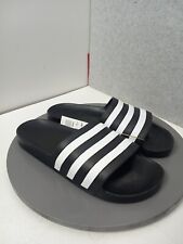 Sandálias Adidas Adilette Aqua Slides preto branco masculino tamanho 11 comprar usado  Enviando para Brazil